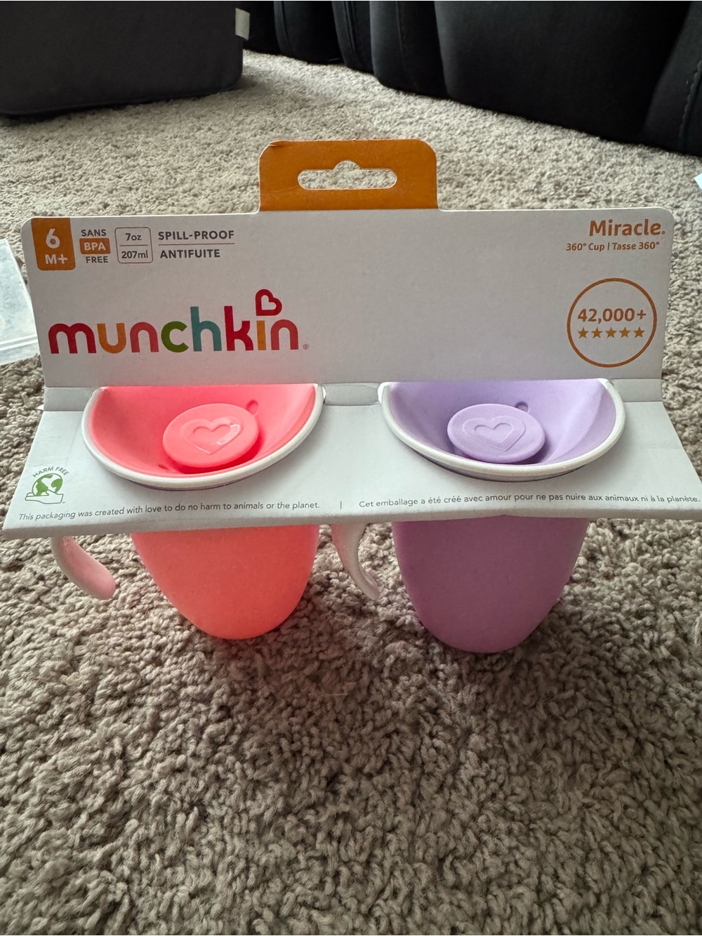 Munchkin 360° Trainer Cups - Pink & Lavender